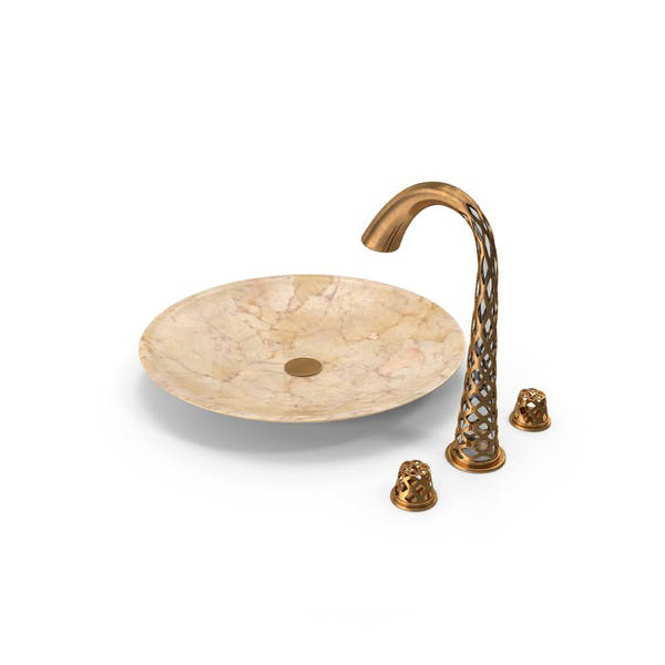 Copper Faucet with Sink